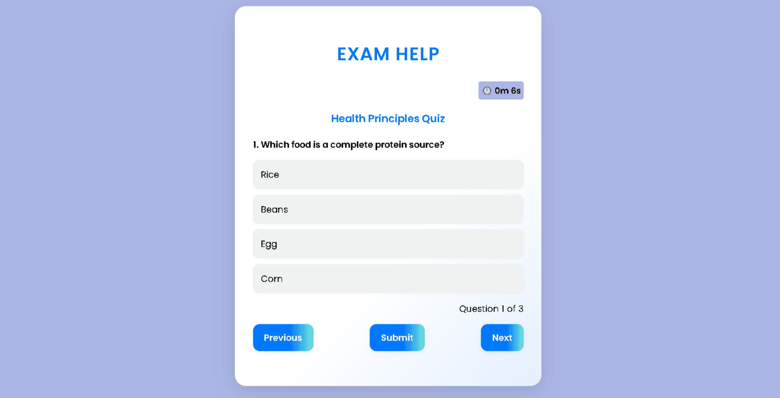 Simple Quiz App